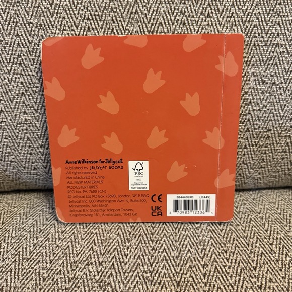 Jellycat If I were a Dinosaur A Touch and Feel Board Book Toddler Book - Picture 2 of 6